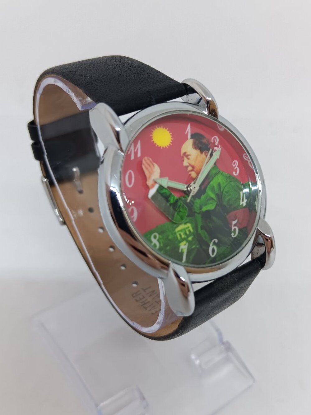 Vintage 1990 Mao Zedong 36mm Collectible Waving Hand Automaton Watch PLS READ - Picture 4 of 12